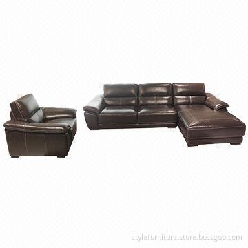 Real leather sofa sets, fashionable